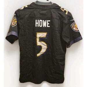 Kids M Baltimore Ravens Howe #5 Jersey Black New W Tags